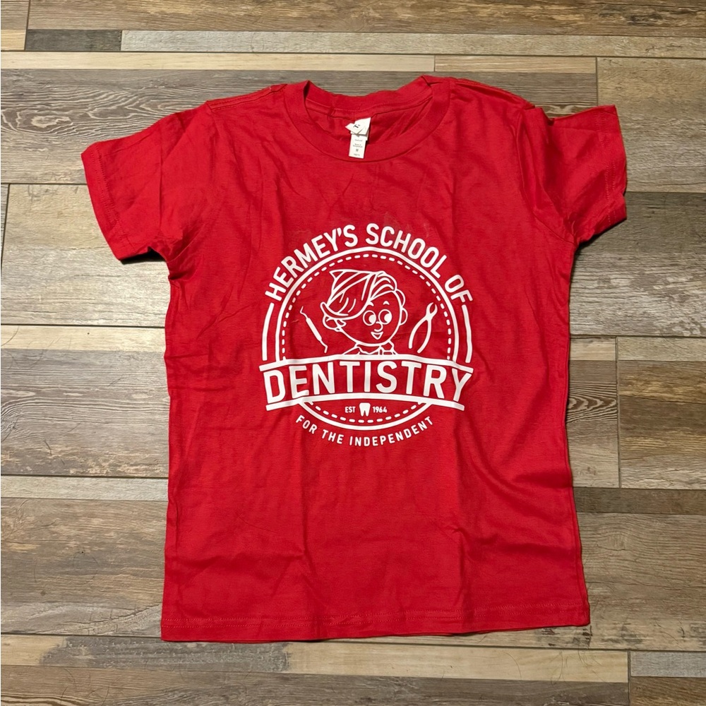 Hermey's School of Dentistry Red Kids Med T-Shirt New